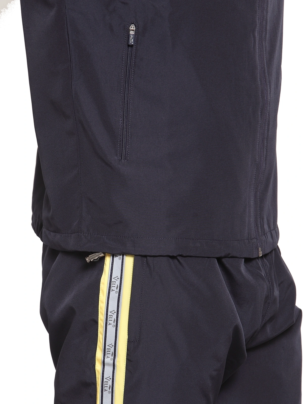 Vella Navy Yellow Color Radium Tape Tracksuit-2XL-Navy-3