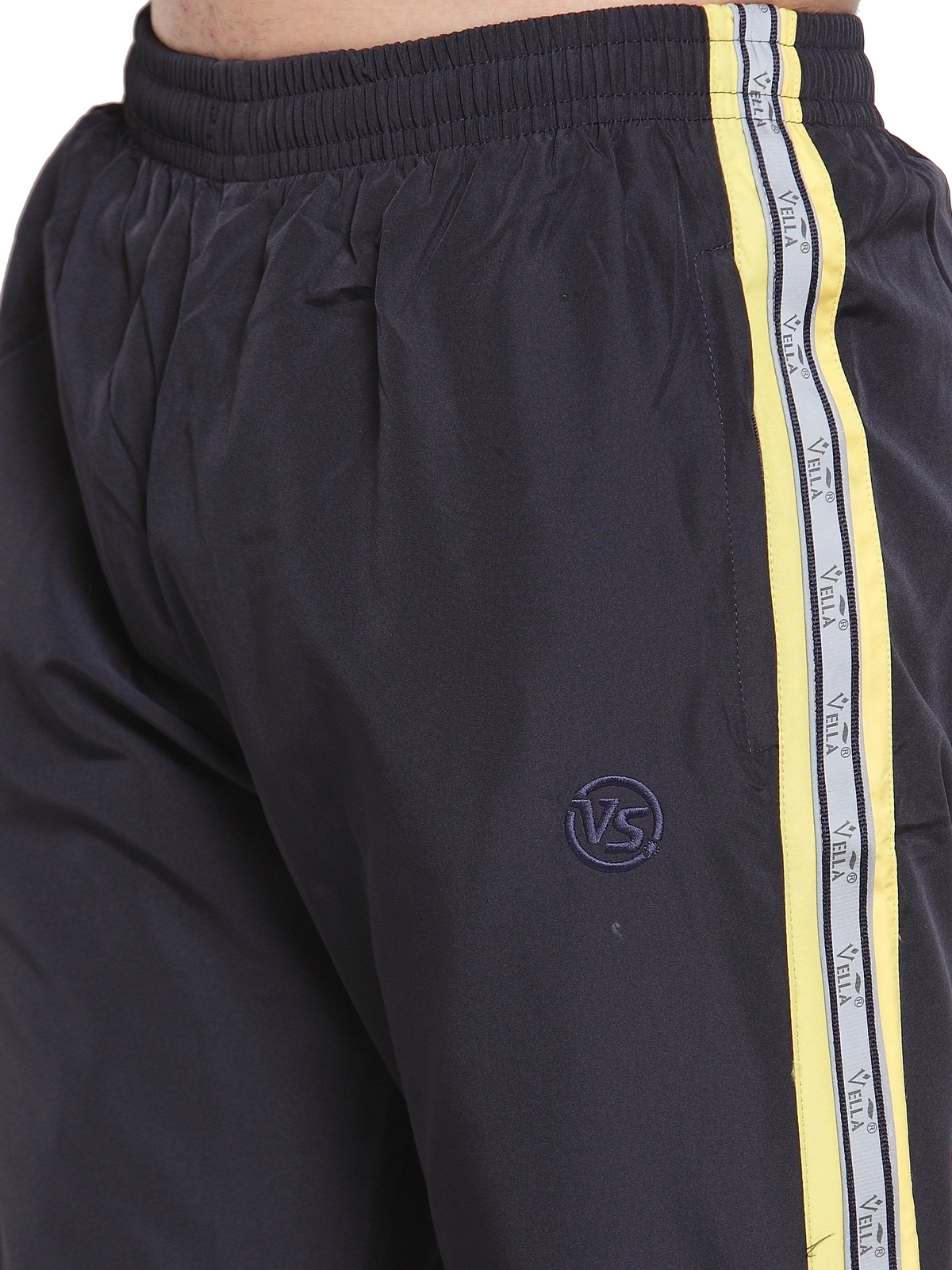 Vella Navy Yellow Color Radium Tape Tracksuit-2XL-Navy-5