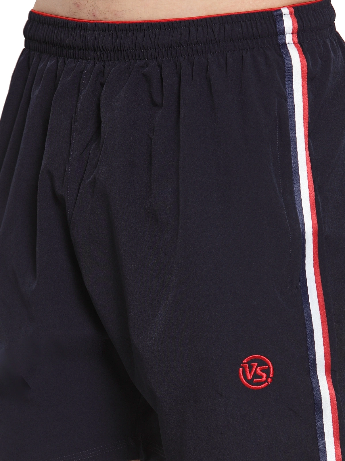 Vella Navy Red Color  Shorts-XL-Navy-1