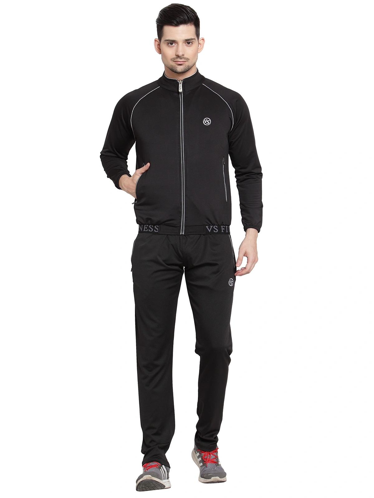 Vella Black Radium Color  Tracksuit-VSNSTS1848_PIP_BLKRDM_CMB_M