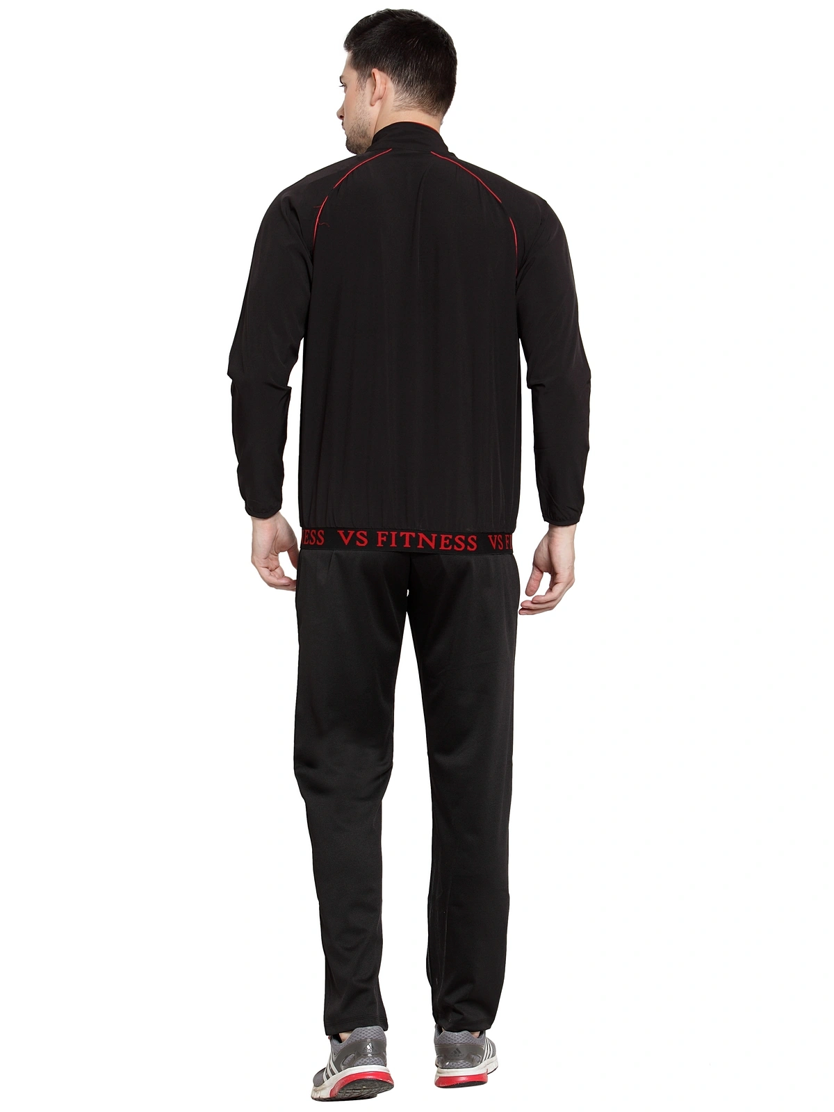 Vella Black Color  Tracksuit-M-Black-5