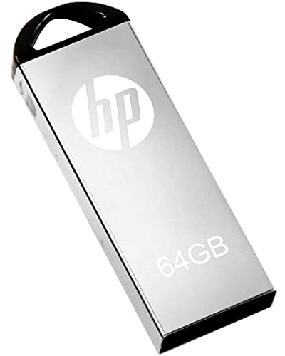 HP 64GB Pen Drive 64 GB Pen Drive  (Silver)-1