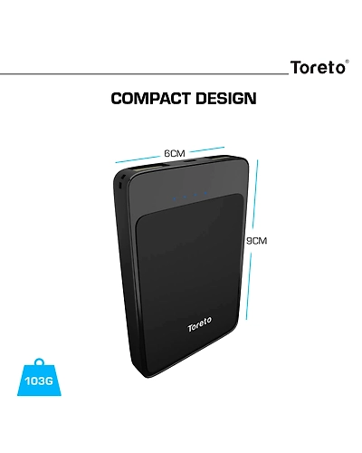 Pluto Plus 5,000 mAh Power Bank-Black-1