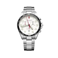 Fieldforce Chrono white & silver