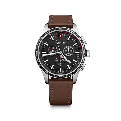 Alliance Sport Chronograph black &amp; brown-Victorinox737