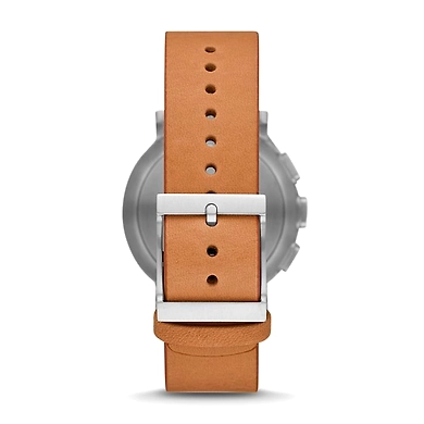 Hagen Brown Leather Hybrid Smartwatch-2