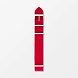 20mm Standard NATO Nylon Watch Strap, Red-1-sm