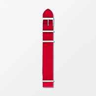 20mm Standard NATO Nylon Watch Strap, Red