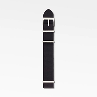 20mm Standard NATO Nylon Watch Strap, Black
