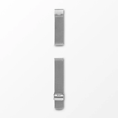 20mm Standard Steel-Mesh Watch Strap, Silver-Tone-SKB6039