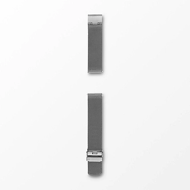 20mm Standard Steel-Mesh Watch Strap, Gray-SKB6038