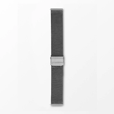 20mm Standard Steel-Mesh Watch Strap, Gray-2