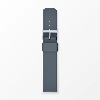 20mm Standard Interchangeable Silicone Watch Strap, Gray-1