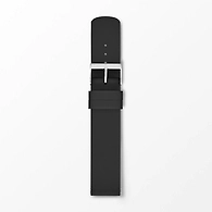 20mm Standard Silicone Watch Strap, Black