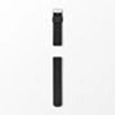 20mm Standard Silicone Watch Strap, Black-2