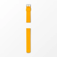 20mm Standard Silicone Watch Strap, Yellow