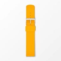 20mm Standard Silicone Watch Strap, Yellow