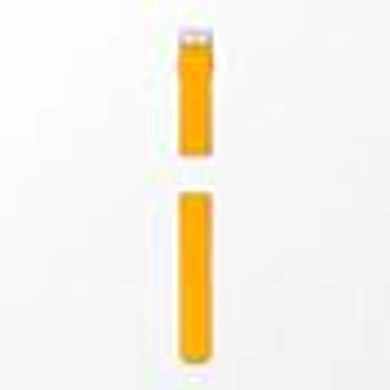 20mm Standard Silicone Watch Strap, Yellow-2