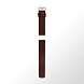 20mm Standard Leather Watch Strap, Dark Brown-SKB6025-sm