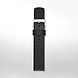 20mm Standard Leather Watch Strap, Black-1-sm