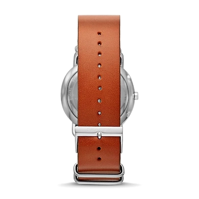 Horizont Brown Leather Dual Time Watch-2