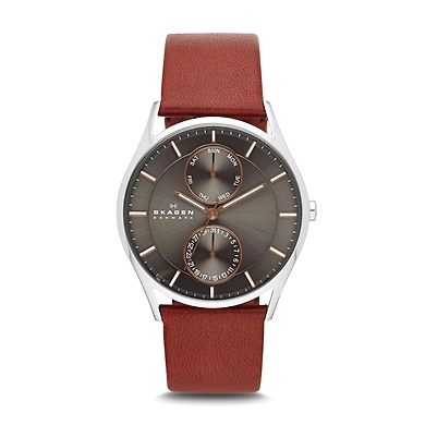 Holst Brown Leather Multifunction Watch-SKW6086