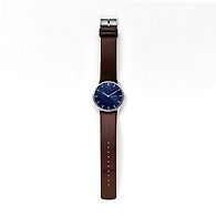 Holst Slim Dark Brown Leather Watch