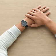 Aaren Blue Leather Watch