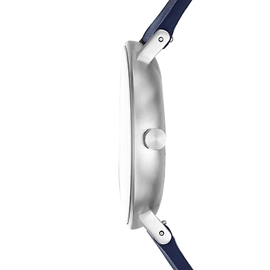 Aaren Blue Leather Watch-2