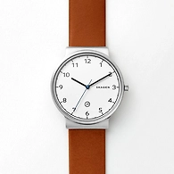 Ancher Cognac Leather Watch