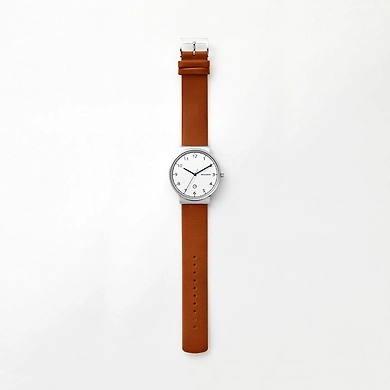 Ancher Cognac Leather Watch-1