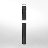 21mm Holst Leather Watch Strap, Black