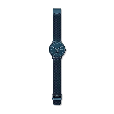 Aaren Kulor Matte Blue Steel-Mesh 40mm Watch-1