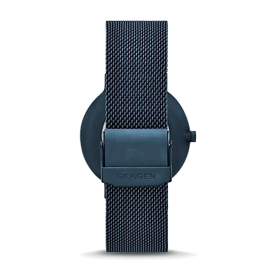 Aaren Kulor Matte Blue Steel-Mesh 40mm Watch-2