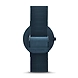 Aaren Kulor Matte Blue Steel-Mesh 40mm Watch-2-sm
