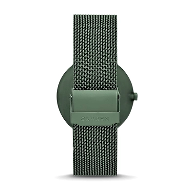 Aaren Kulor Matte Green Steel-Mesh 40mm Watch-2