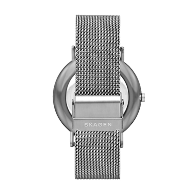 Signatur Gunmetal Steel-Mesh Watch-2