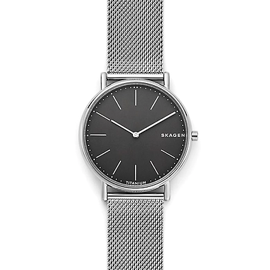 Signatur Slim Titanium and Steel-Mesh Watch-SKW6483
