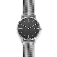 Signatur Slim Titanium and Steel-Mesh Watch