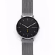 Aaren Dark Gray Steel-Mesh Watch-SKW6470-sm