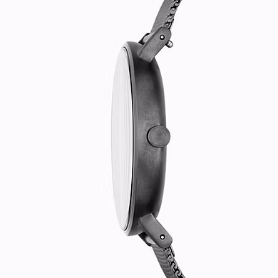 Aaren Dark Gray Steel-Mesh Watch-2