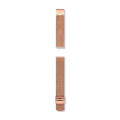 18mm Standard Steel-Mesh Watch Strap, Rose-Tone-2