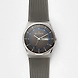 Melbye Titanium and Gray Steel-Mesh Day-Date Watch-SKW6078-sm