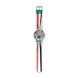 Aaren Kulor Blue Colorburst Silicone 41mm Watch-1-sm