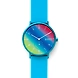 Aaren Kulor Blue Tie-Dye Silicone 41mm Watch-SKW6586-sm