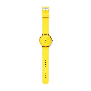 Aaren Kulor Neon Yellow Silicone 41mm Watch-1