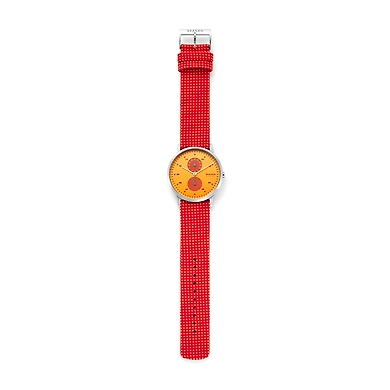 Kristoffer Red Recycled Woven Watch-1