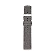 20mm Recycled Woven Strap, Black/White-SKB6082-sm