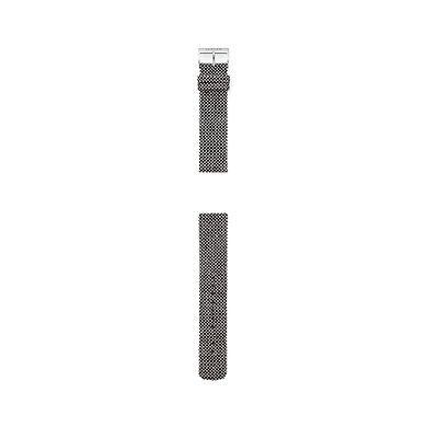 20mm Recycled Woven Strap, Black/White-1