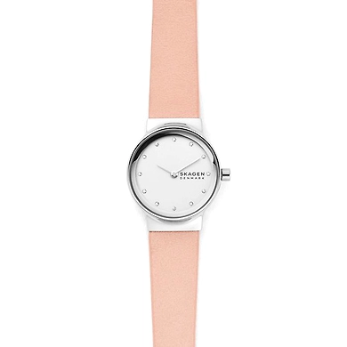 Freja Blush Leather Watch-SKW2770